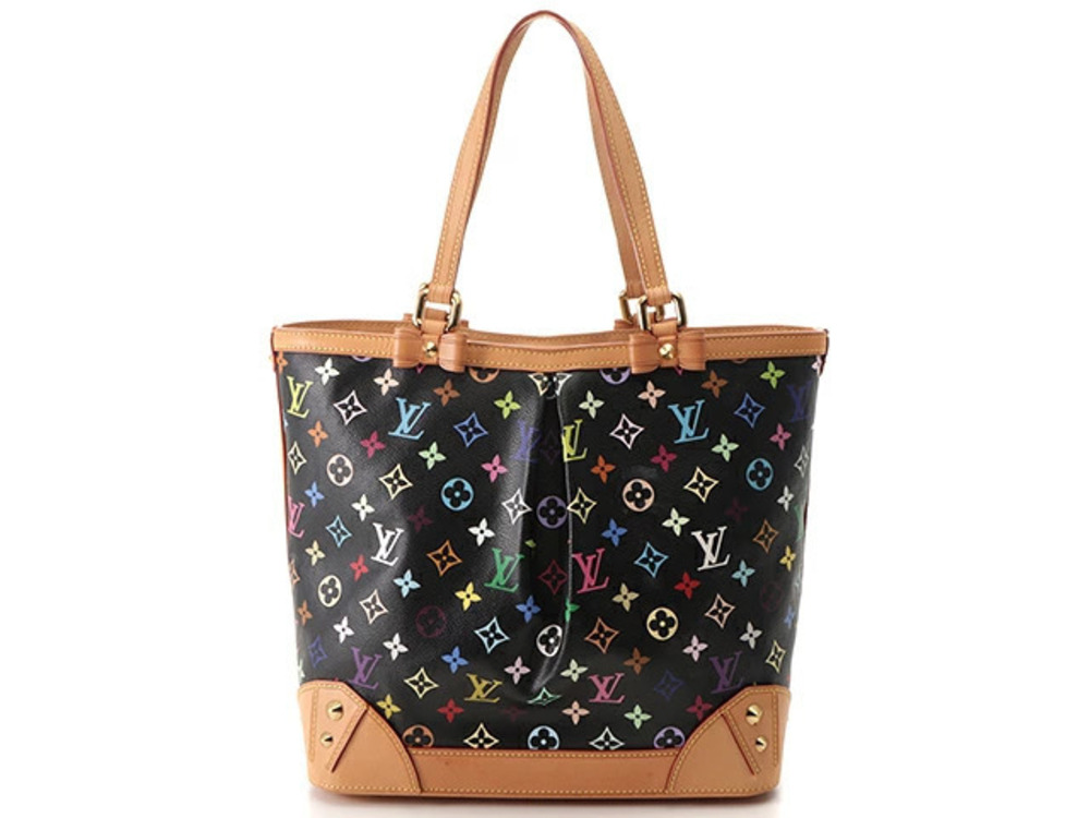 LOUIS VUITTON Tote Bag Charline Multicolor Noir Black